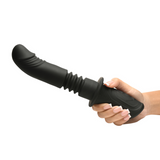 Vibrator Power Thrust stoßend Silikon Schwarz 16,5 x Ø 4 cm