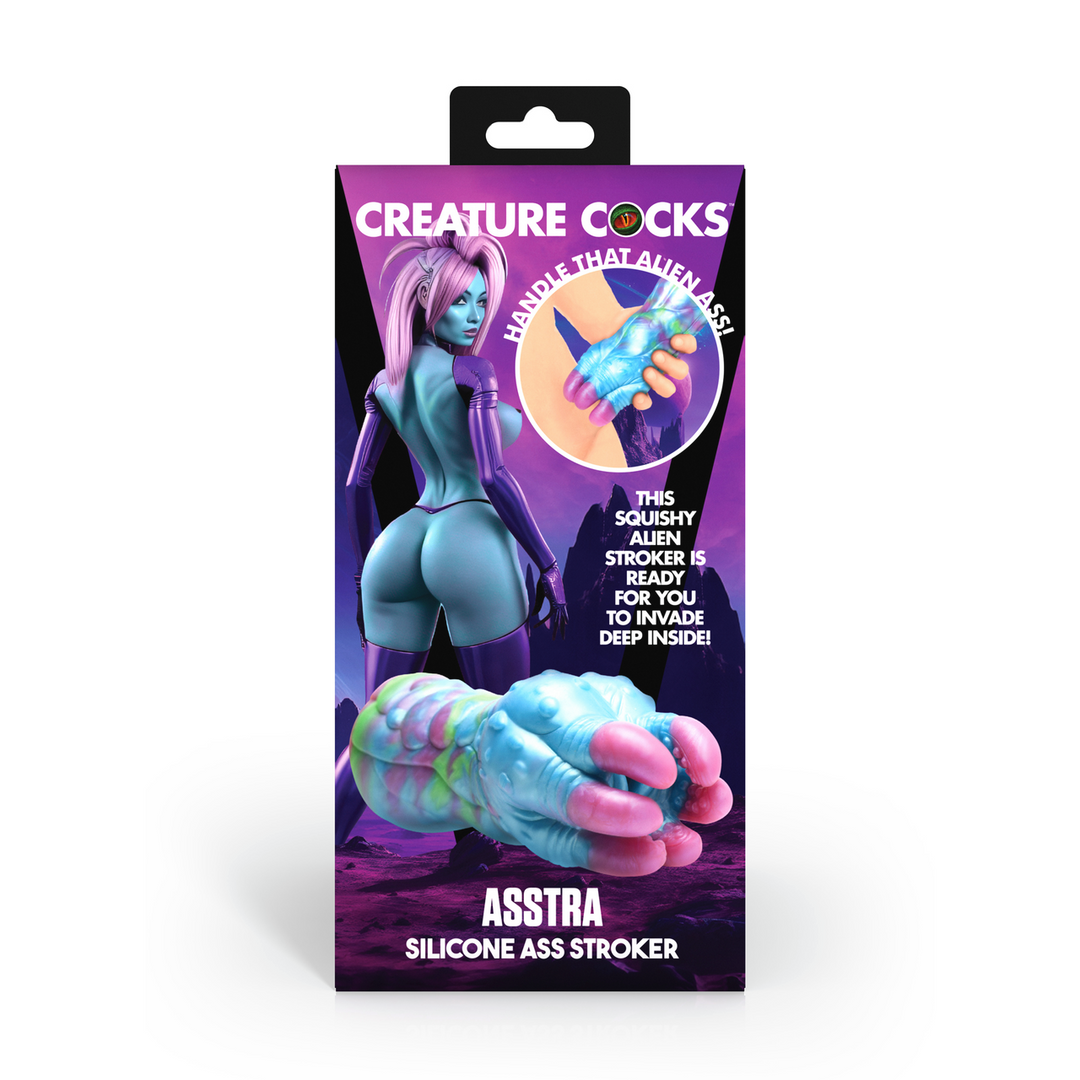Masturbator Asstra Po Silikon Violett/Blau 10,9 cm