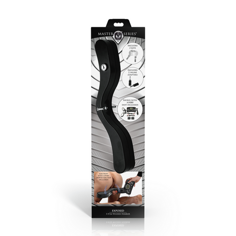 Humbler Exposed E-Stim Holz Schwarz 38,6 cm