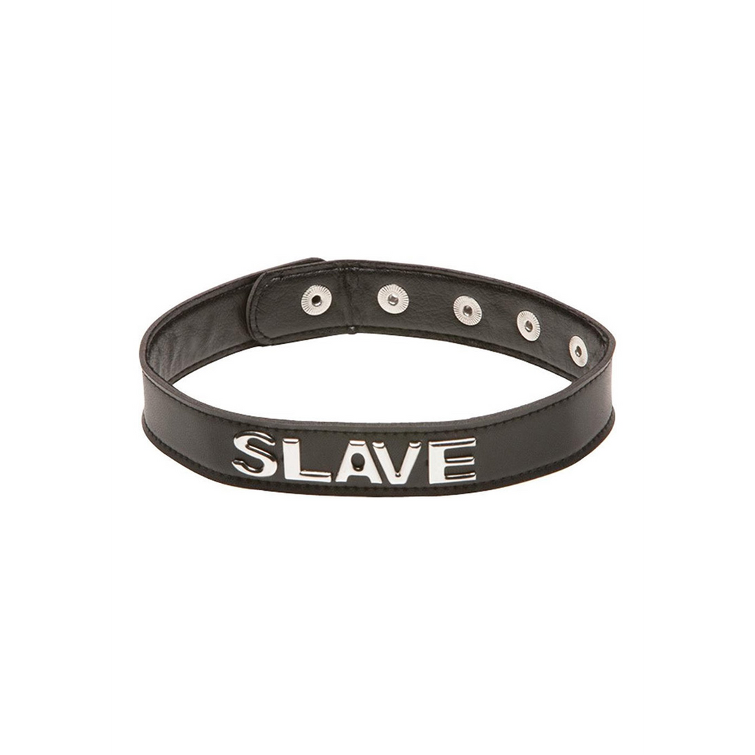 Halsband Sklave Schwarz