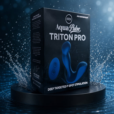 Prostata-Vibrator EXS AquaPulse Triton Pro mit Fernbedienung Blau – Ansicht 5