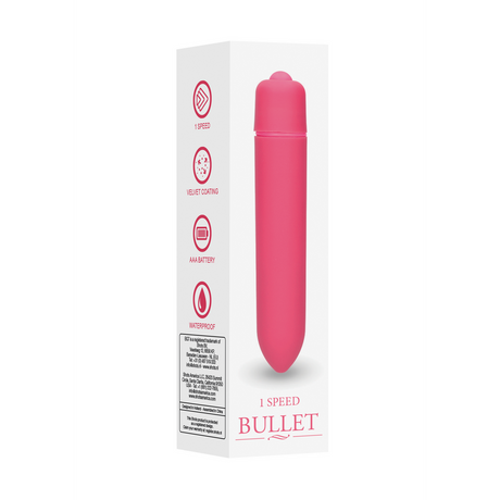 Bullet-Vibrator mit 1 Geschwindigkeit Pink 9,3 x Ø 1,8 cm