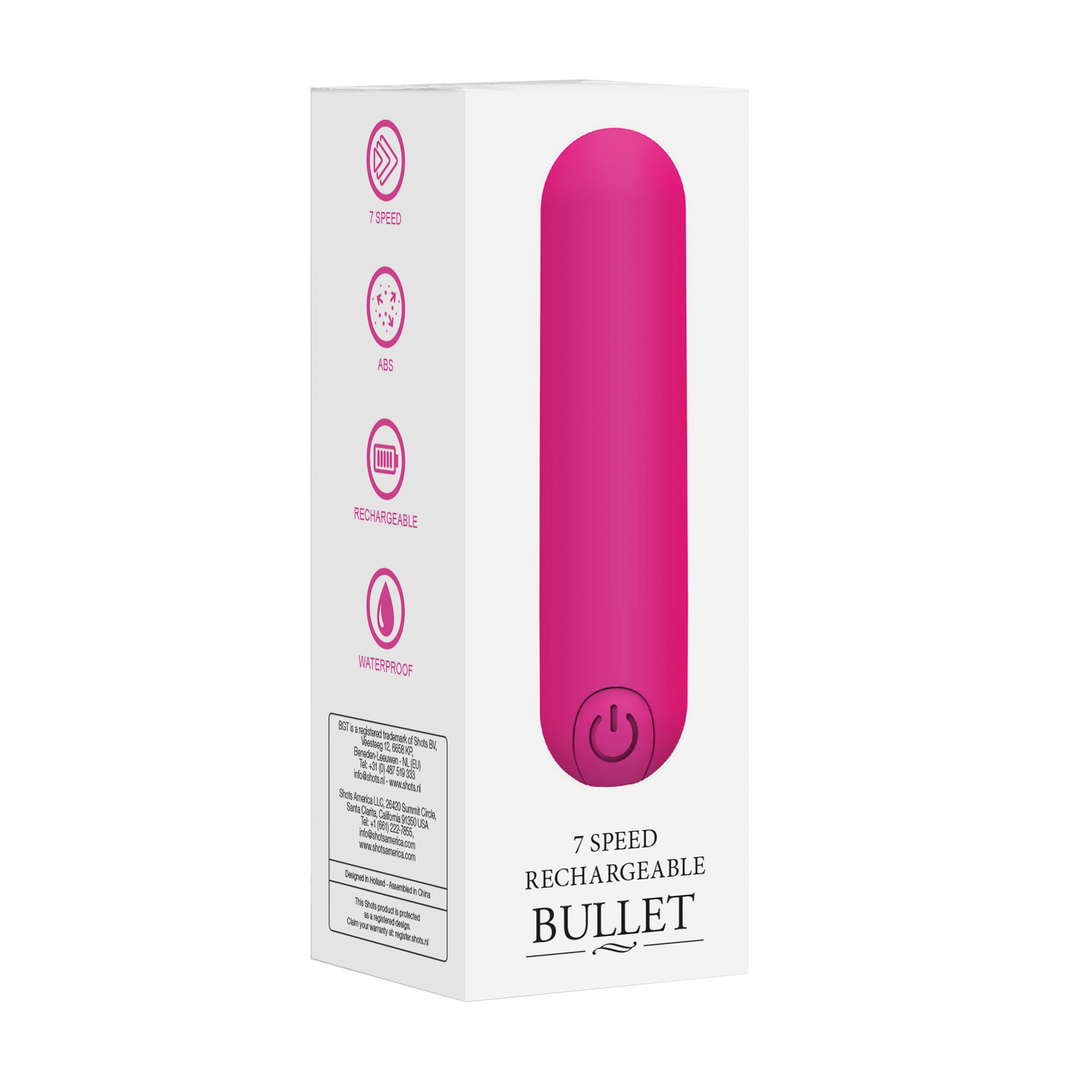 Bullet-Vibrator mit Akku und 10 Geschwindigkeiten Schwarz