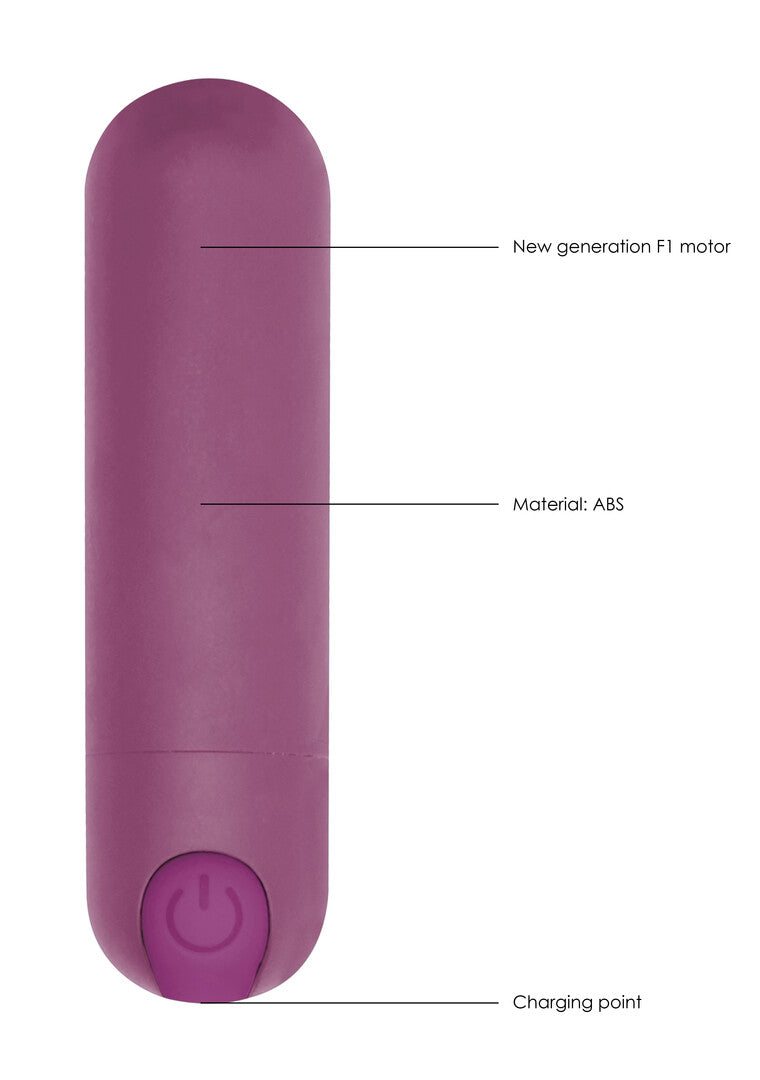 Vibrator Be Good Tonight Bullet 10 Stufen Violett 7,7 x Ø 2 cm – Ansicht 6