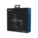 Analplug Bolster mit aufblasbarer Spitze Schwarz 9,9 x Ø 3,9 cm