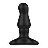Analplug Bolster mit aufblasbarer Spitze Schwarz 9,9 x Ø 3,9 cm