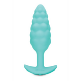 Analplug vibrierend mit Noppenstruktur Grün 10,3 cm
