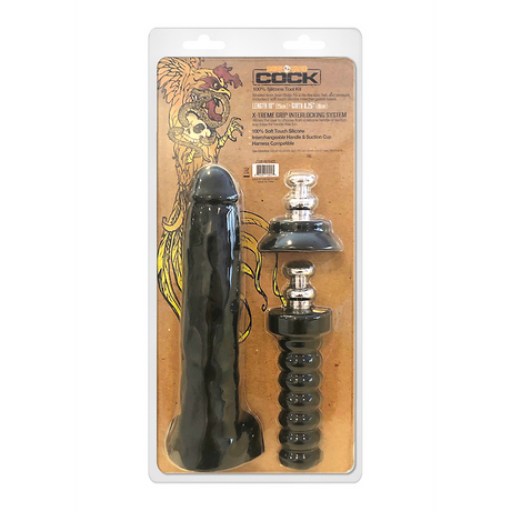 Dildo Schwarz 25,5 cm
