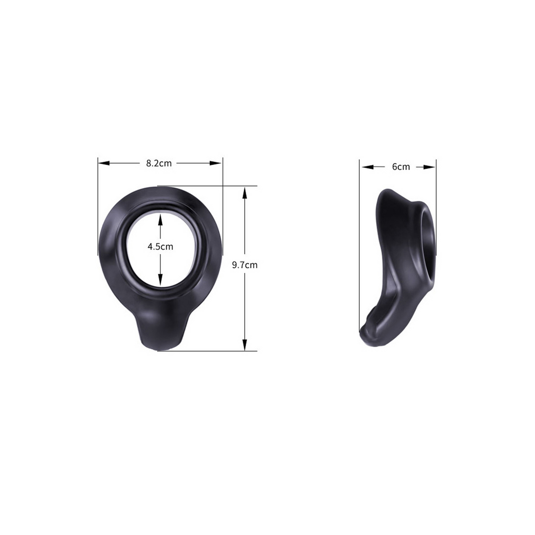 Penisring Cock Armor Kunststoff Schwarz