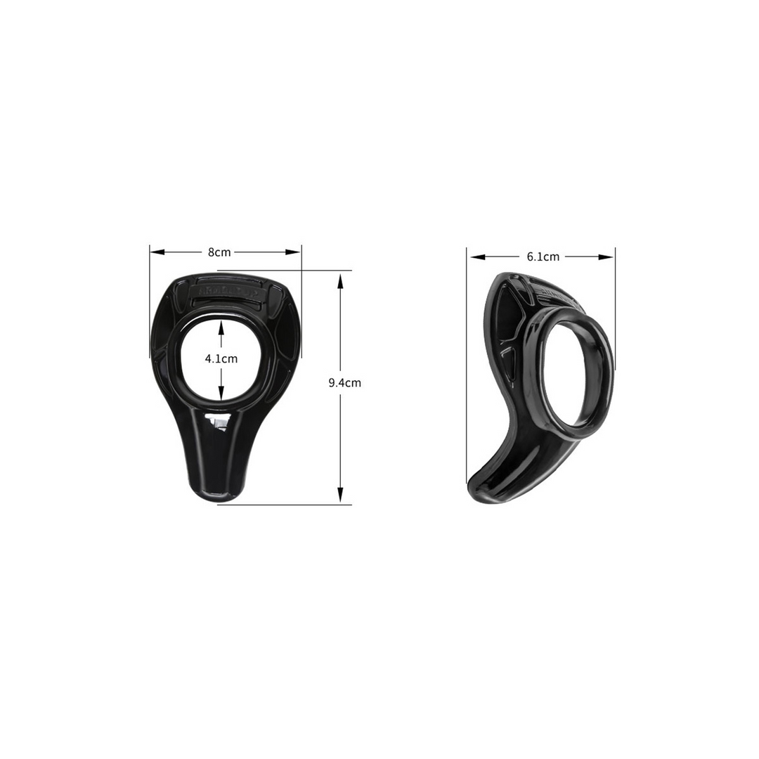 Penisring Armor Up Kunststoff Schwarz 9,4 x Ø 4,1 cm