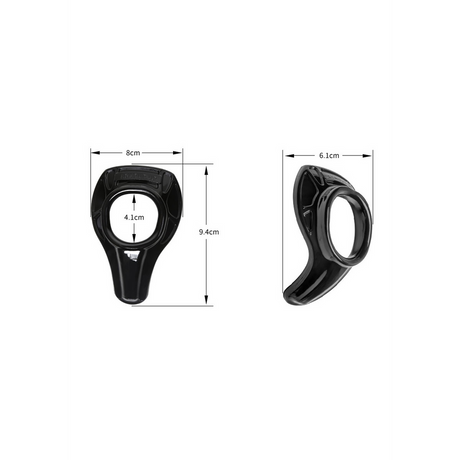 Penisring Armor Up Kunststoff Schwarz 9,4 x Ø 4,1 cm