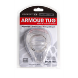 Penisring Armor Tug mit Hodenriemen Durchsichtig 9,6 x Ø 4,5 cm
