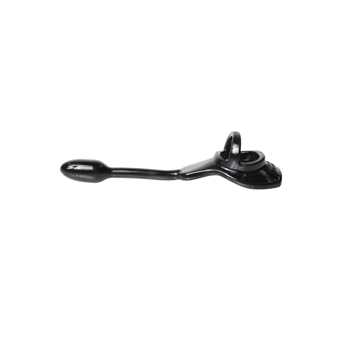 Analplug Armor Tug-Lock mit Penisring und Hodenriemen Schwarz