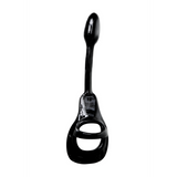 Analplug Armor Tug-Lock mit Penisring und Hodenriemen Schwarz