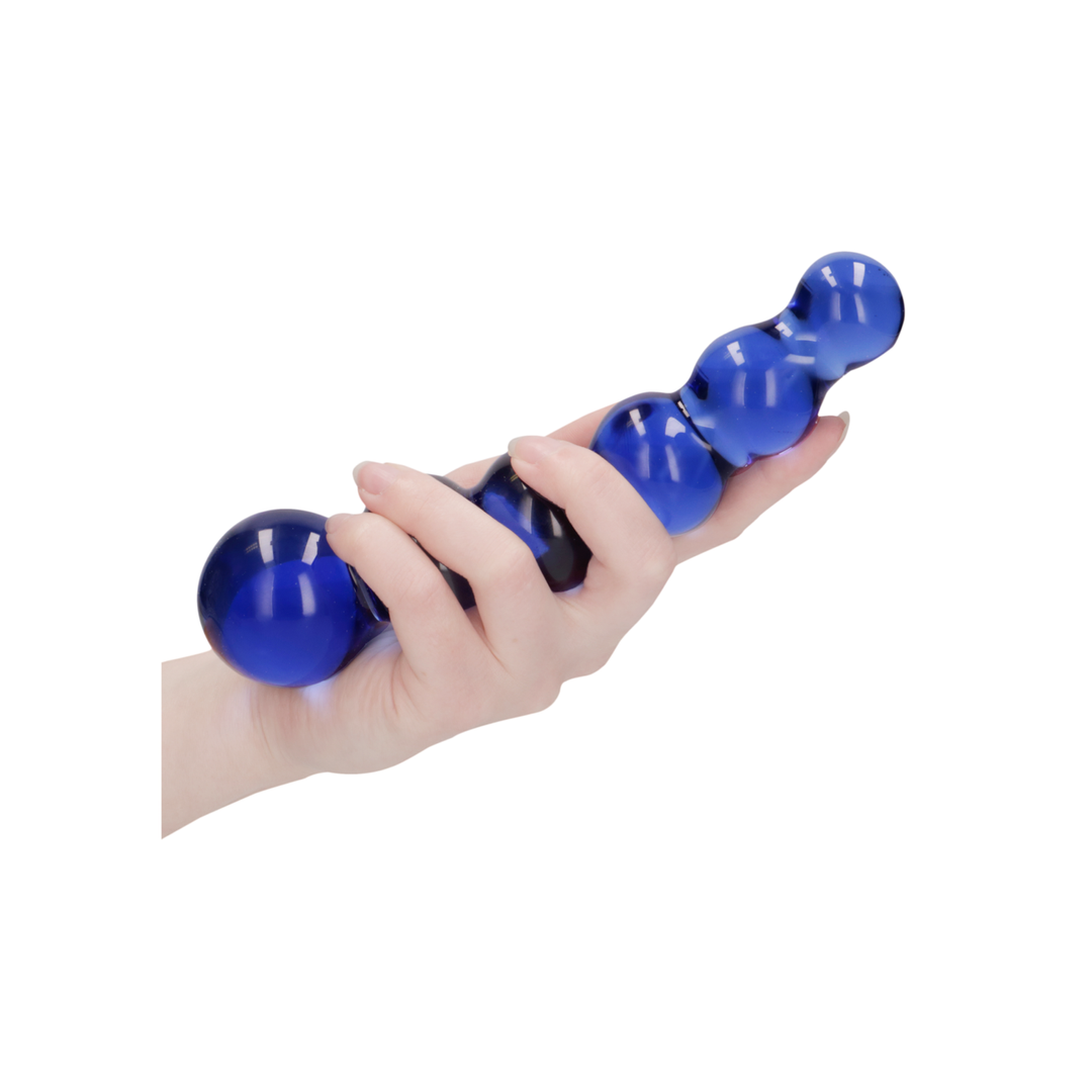 Dildo Planeten Glas Blau 13,5 x Ø 4,3 cm