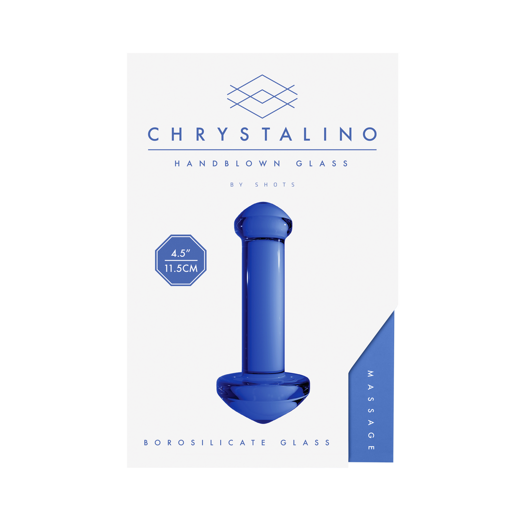 Massagestab Glas Blau 8,5 x Ø 3,3 cm