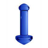 Massagestab Glas Blau 8,5 x Ø 3,3 cm