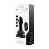 Vibrator Pluggy Glas mit Saugfuß Schwarz 9,5 x Ø 3,6 cm