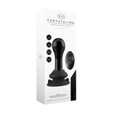 Vibrator Globy Glas mit Saugfuß Schwarz 9,4 x Ø 4,4 cm