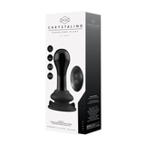 Vibrator Globy Glas mit Saugfuß Schwarz 9,4 x Ø 4,4 cm