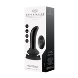 G-Punkt-Vibrator Glas mit Fernbedienung Schwarz 9,4 x Ø 2,9 cm