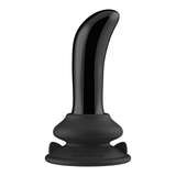 G-Punkt-Vibrator Glas mit Fernbedienung Schwarz 9,4 x Ø 2,9 cm