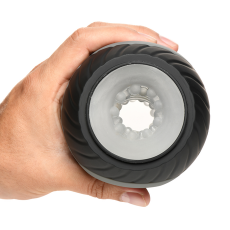 Masturbator vibrierend und quetschend Schwarz 10,2 x Ø 9,4 cm