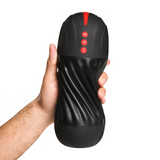 Masturbator saugend und vibrierend Schwarz 14 x Ø 9,1 cm