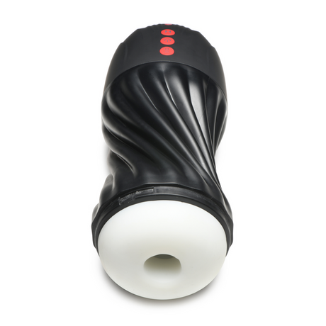 Masturbator saugend und vibrierend Schwarz 14 x Ø 9,1 cm