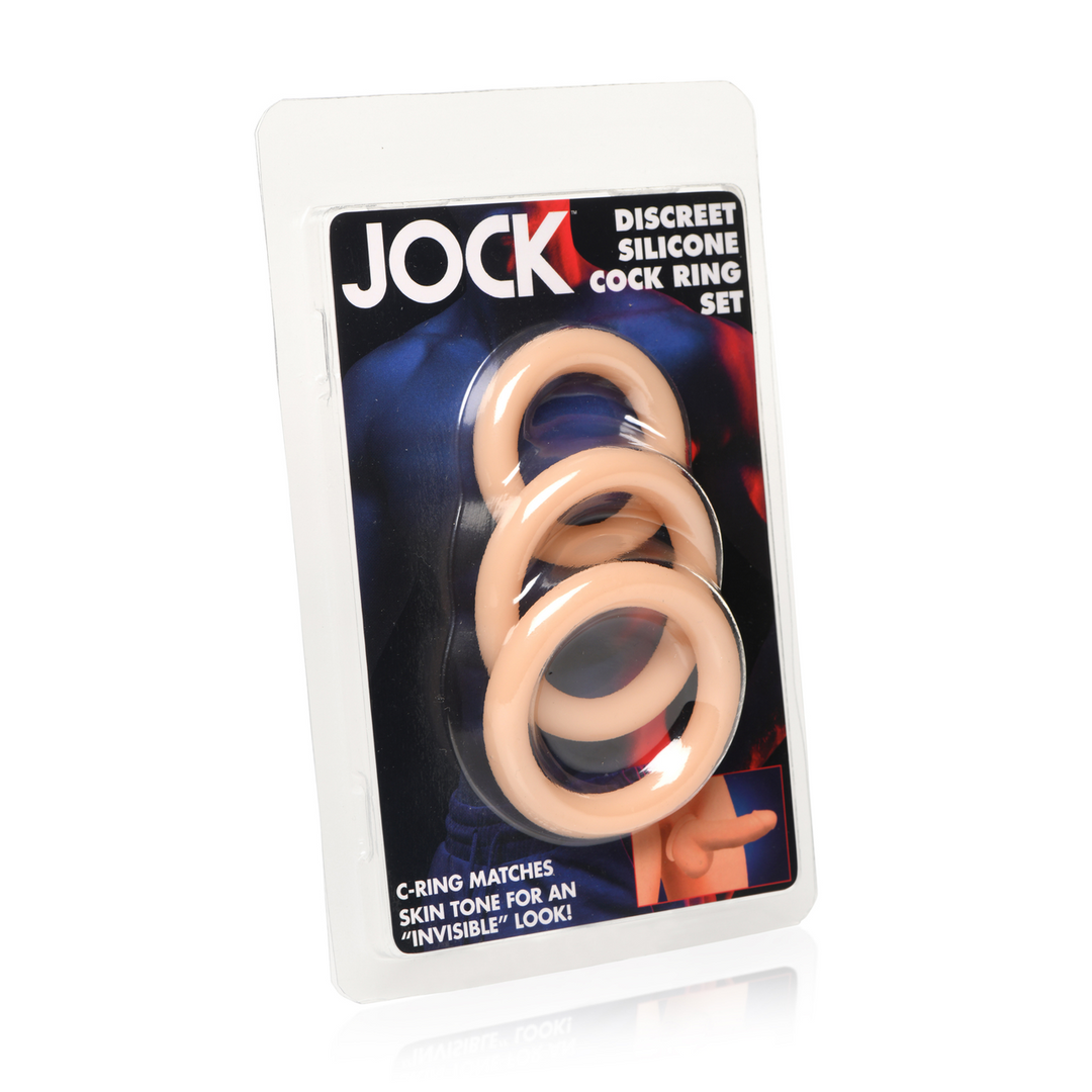 Penisring-Set Silikon 3 Teile Hautfarbe Ø 3,5 cm