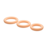Penisring-Set Silikon 3 Teile Hautfarbe Ø 3,5 cm