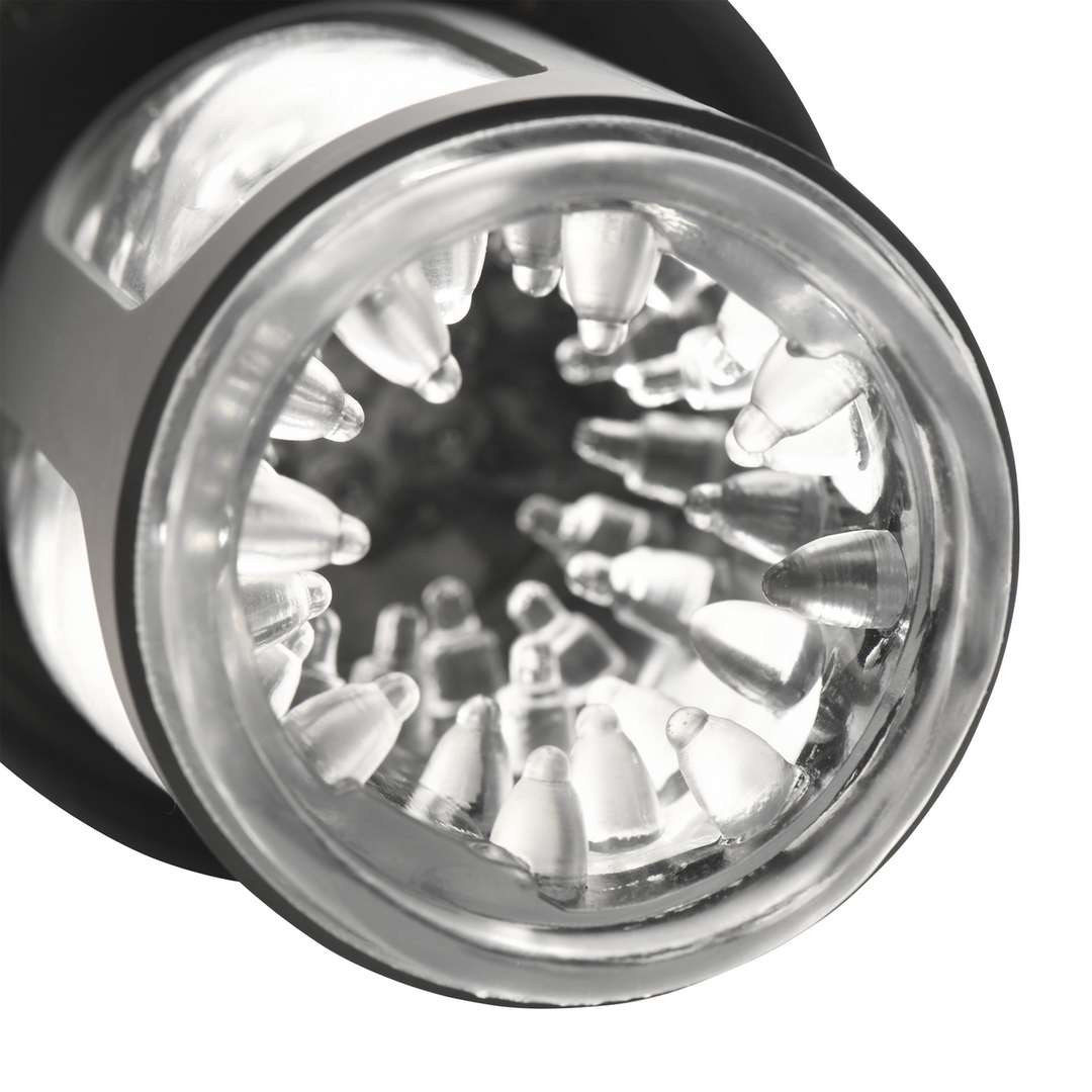 Masturbator Auto Spin rotierend und stoßend Schwarz/Rot 13 x Ø 8,1 cm