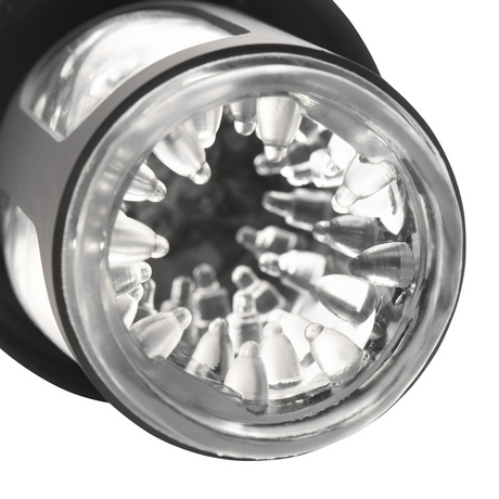 Masturbator Auto Spin rotierend und stoßend Schwarz/Rot 13 x Ø 8,1 cm