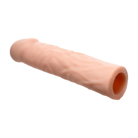 Penishülle Enhancer vibrierend mit Fernbedienung Hautfarbe 18,8 x Ø 4,6 cm