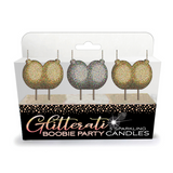 Kerzen-Set Glitterati Brüste Gold 4,2 cm