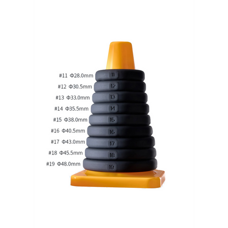 Penisring-Set Spielzone Schwarz 12,7 cm