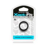 Penisring Xact-Fit 2er-Pack Schwarz 3,6 x Ø 11,2 cm