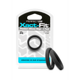 Penisring Xact-Fit 2er-Pack Schwarz 3,6 x Ø 11,2 cm