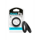Penisring Xact-Fit 2er-Pack Schwarz 4,6 x Ø 14,4 cm