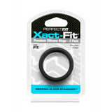 Penisring Xact-Fit 2er-Pack Schwarz 4,8 x Ø 15,2 cm
