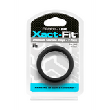 Penisring Xact-Fit 2er-Pack Schwarz 5,1 x Ø 16 cm