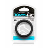 Penisring Xact-Fit 2er-Pack Schwarz 5,6 x Ø 17,5 cm