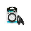 Penisring PerfectFitBrand Xact-Fit Nummer 19 Doppelpack Schwarz Ø 5,8 cm