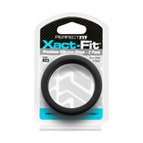 Penisring Xact-Fit 2er-Pack Schwarz 6,9 x Ø 21,5 cm