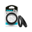 Penisring PerfectFitBrand Xact-Fit Nummer 23 Doppelpack Schwarz Ø 6,9 cm