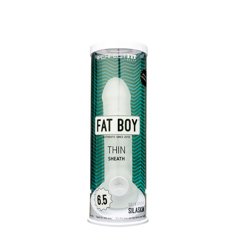 Dildo Fat Boy Thin Durchsichtig 14 x Ø 12,5 cm