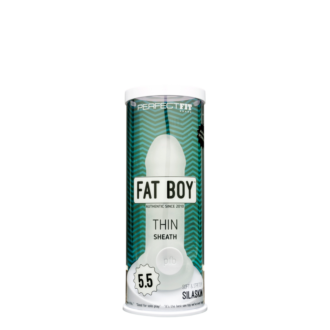 Dildo Fat Boy Thin Durchsichtig 11 x Ø 12,5 cm