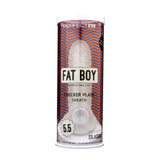 Dildo Fat Boy Checker Box Penishülle Durchsichtig 12 x Ø 12,5 cm