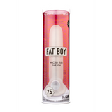 Dildo Fat Boy Penishülle mit Mikro-Rippen Durchsichtig 16 x Ø 12,5 cm