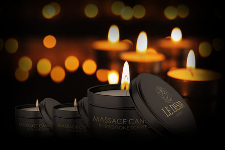 Massagekerze Le Désir mit Vanilleduft 100 g – Ansicht 4